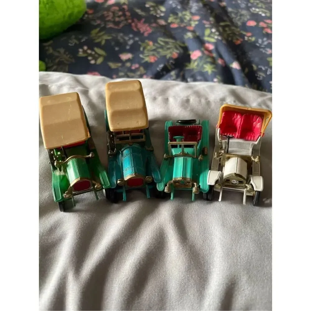 Matchbox Lesney Toy Car 1909-1912 Opel Thomas Flyabout Renault Mercer Lot 4 Mini